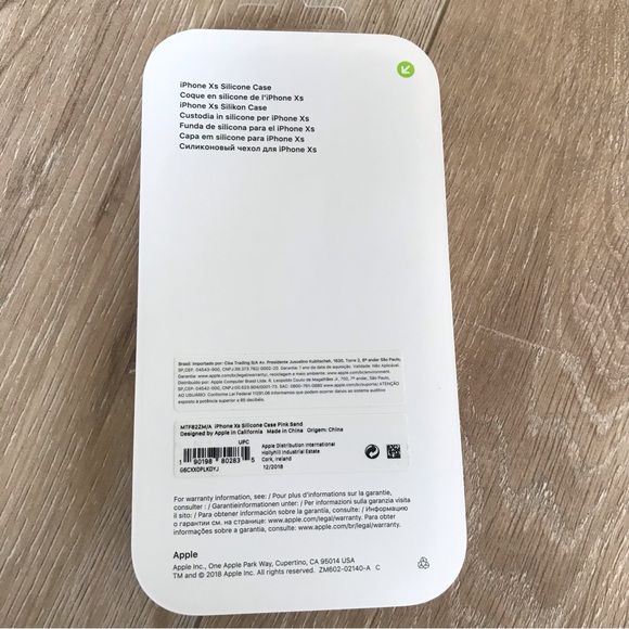 NEW ! Authentic Apple IPhone XS silicone cases Blush pink . Pink Sand , Mauve - Picture 4 of 4